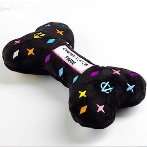 ‼️LAST ONE‼️🎉HP🎉🆕🐶🖤HAUTE DIGGITY DOG: LARGE Black Monogram Bone